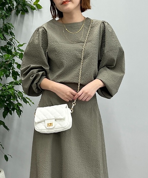 un dix cors（アンディコール）の「チェーンキルティングバッグ（ショルダーバッグ・レディース・ブラック/ホワイト/グリーン/ブルー・FREE）」の13枚目の写真