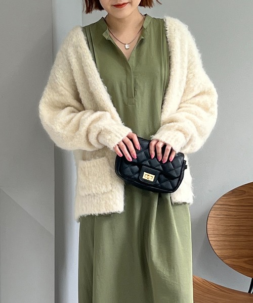 un dix cors（アンディコール）の「チェーンキルティングバッグ（ショルダーバッグ・レディース・ブラック/ホワイト/グリーン/ブルー・FREE）」の15枚目の写真