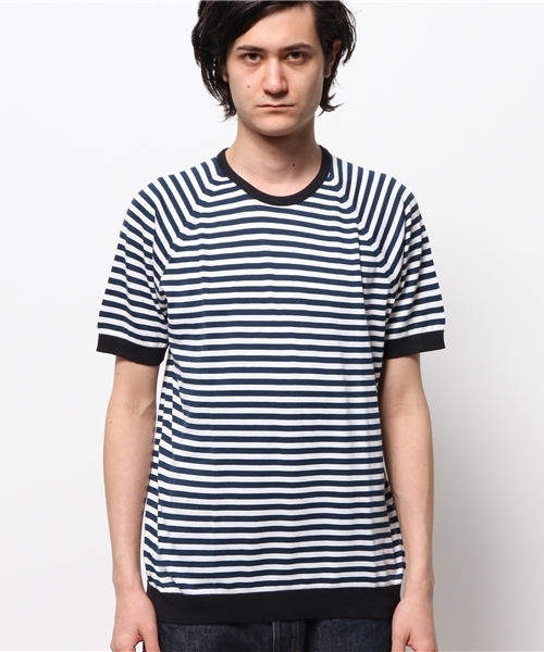 EDIFICE（エディフィス）の「◇JOHN SMEDLEY 別注 ホソボーダー2クルー 
