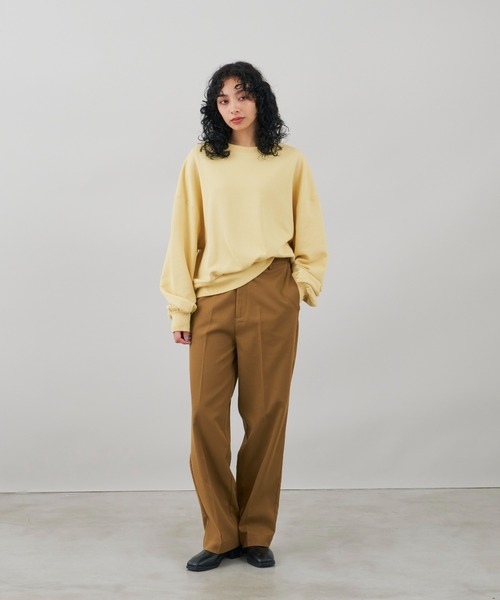 Auntie Rosa Holiday(アンティローザホリデー)の「ベーシックハイライズチノ(チノパンツ・レディース・ネイビー/キャメル・MEDIUM/SMALL)」の14枚目の写真