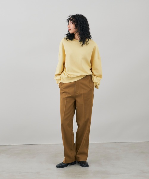 Auntie Rosa Holiday(アンティローザホリデー)の「ベーシックハイライズチノ(チノパンツ・レディース・ネイビー/キャメル・MEDIUM/SMALL)」の15枚目の写真