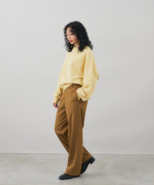 Auntie Rosa Holiday(アンティローザホリデー)の「ベーシックハイライズチノ(チノパンツ・レディース・ネイビー/キャメル・MEDIUM/SMALL)」の16枚目の写真