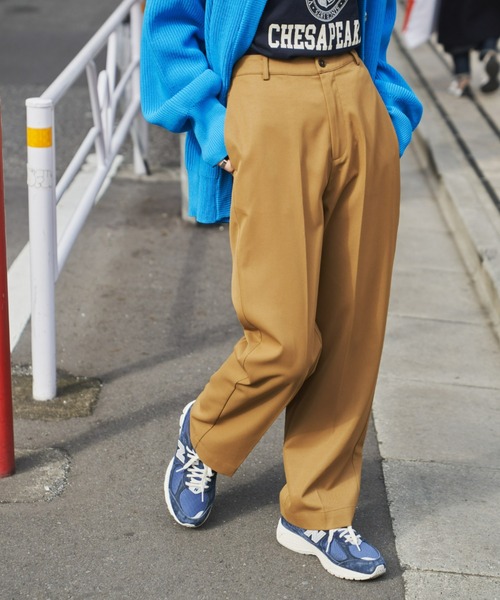 Auntie Rosa Holiday(アンティローザホリデー)の「ベーシックハイライズチノ(チノパンツ・レディース・ネイビー/キャメル・MEDIUM/SMALL)」の8枚目の写真