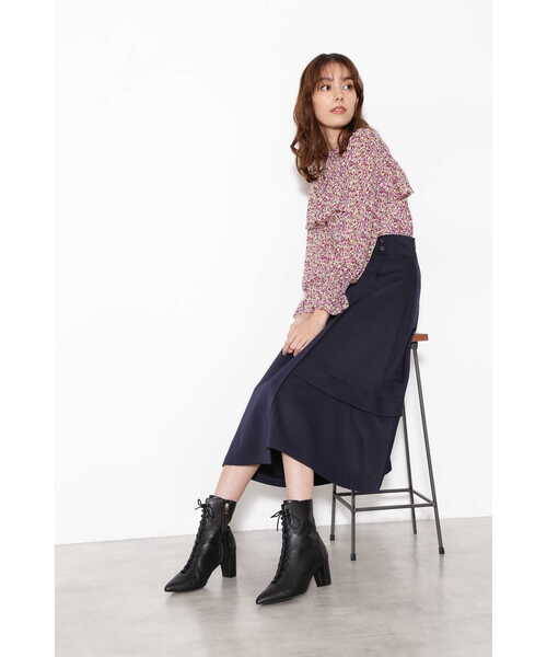 JILL STUART（ジルスチュアート）の「◆モニフラワーブラウス（シャツ/ブラウス・レディース・ピンク/グリーン・MEDIUM/SMALL）」の6枚目の写真
