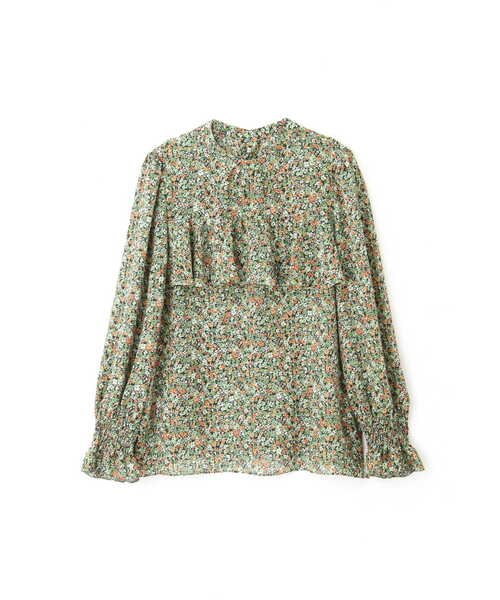 JILL STUART（ジルスチュアート）の「◆モニフラワーブラウス（シャツ/ブラウス・レディース・ピンク/グリーン・MEDIUM/SMALL）」の8枚目の写真