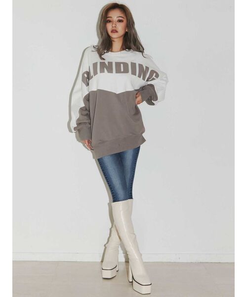 GYDA 【TINY】 H/W ラギッドエッジスキニーデニムパンツ WEB限定】【TINY】H/Wラギッドエッジスキニーデニムパンツ[品番