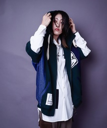DREAM MEPEKE ZIP PARKA/オーバーサイズ ドリーミー ペケジップパーカー