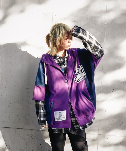 DREAM MEPEKE ZIP PARKA/オーバーサイズ ドリーミー ペケジップ