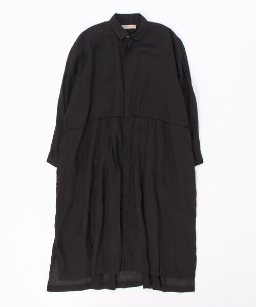 suzuki takayuki(スズキタカユキ)の「shirt coat(その他アウター・レディース・ホワイト/ネイビー/ベージュ/ブラック・0/1)」の3枚目の写真