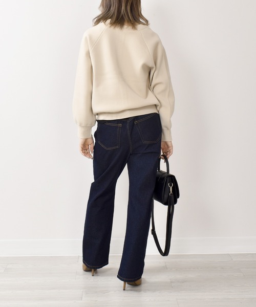 Felt-Maglietta（フェルトマリエッタ）の「ライトスポンディッシュカーディガン（カーディガン/ボレロ・レディース・オレンジ/グリーン/ブラック/アイボリー/ブラウン・MEDIUM）」の8枚目の写真