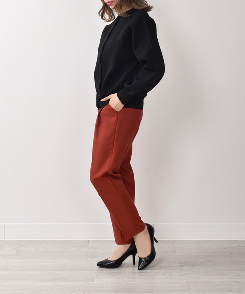 Felt-Maglietta（フェルトマリエッタ）の「ライトスポンディッシュカーディガン（カーディガン/ボレロ・レディース・オレンジ/グリーン/ブラック/アイボリー/ブラウン・MEDIUM）」の19枚目の写真