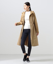 chacott balance ストレッチＡラインコート　ブラック　sizeＭ Chacott（チャコット）の「ストレッチAラインコート