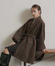 VANNIE U | ガウンミドルコート(テーラードジャケット)