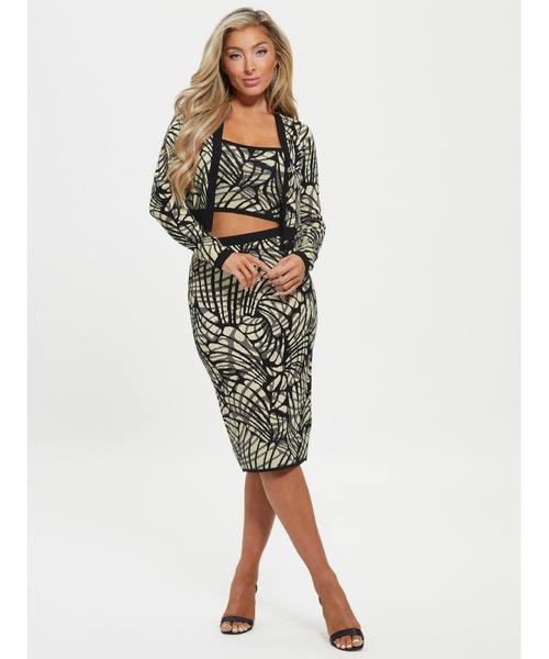 Guess（ゲス）の「Eco Posie Jacquard Cami Top（その他トップス・レディース・ブラック・SMALL/MEDIUM/X-SMALL/LARGE）」の9枚目の写真