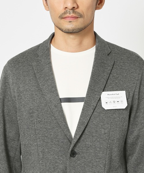 ABAHOUSE GRAY（アバハウスグレイ）の「【上下2点セット/セットアップ対応】杢 ニット ツイル セットアップ/スーツ（セットアップ・メンズ・グレイッシュベージュ/チャコールグレー/ネイビー/モカ・44/46/48/50）」の9枚目の写真