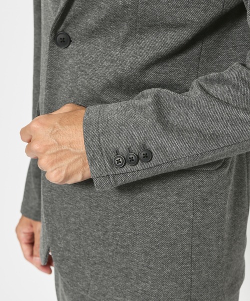 ABAHOUSE GRAY（アバハウスグレイ）の「【上下2点セット/セットアップ対応】杢 ニット ツイル セットアップ/スーツ（セットアップ・メンズ・グレイッシュベージュ/チャコールグレー/ネイビー/モカ・44/46/48/50）」の11枚目の写真