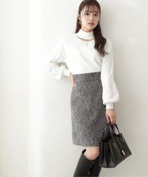 PROPORTION BODY DRESSING | ニュアンスツイード台形ミニスカート / 1213120110(スカート)