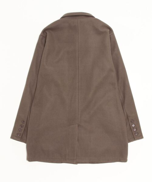 ARCADE（アーケード）の「テックウール ステンカラーコート（ステンカラーコート・メンズ・ネイビー/グレイッシュベージュ/アイボリー/ブラック/ブラウン・L/LL/M）」の6枚目の写真