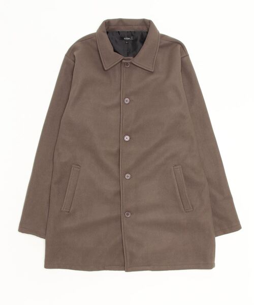ARCADE（アーケード）の「テックウール ステンカラーコート（ステンカラーコート・メンズ・ネイビー/グレイッシュベージュ/アイボリー/ブラック/ブラウン・L/LL/M）」の16枚目の写真
