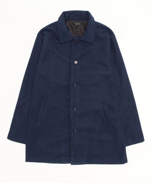 ARCADE（アーケード）の「テックウール ステンカラーコート（ステンカラーコート・メンズ・ネイビー/グレイッシュベージュ/アイボリー/ブラック/ブラウン・L/LL/M）」の18枚目の写真