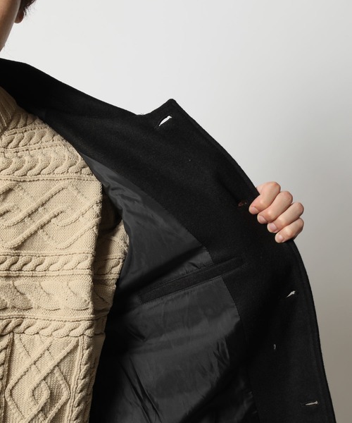 ARCADE（アーケード）の「テックウール ステンカラーコート（ステンカラーコート・メンズ・ネイビー/グレイッシュベージュ/アイボリー/ブラック/ブラウン・L/LL/M）」の22枚目の写真