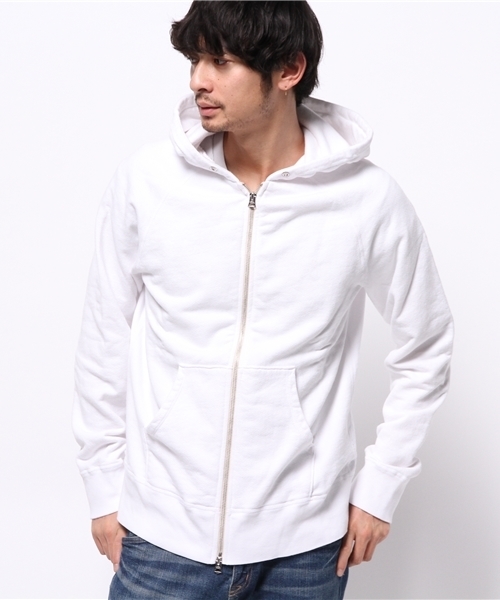 Velva Sheen（ベルバシーン）の「VELVA SHEEN × AMERICAN RAG CIE (ヴェルバ　シーン) / ジップパーカー（パーカー・メンズ・ホワイト/ブラック/ネイビー・L/S/M）」の11枚目の写真