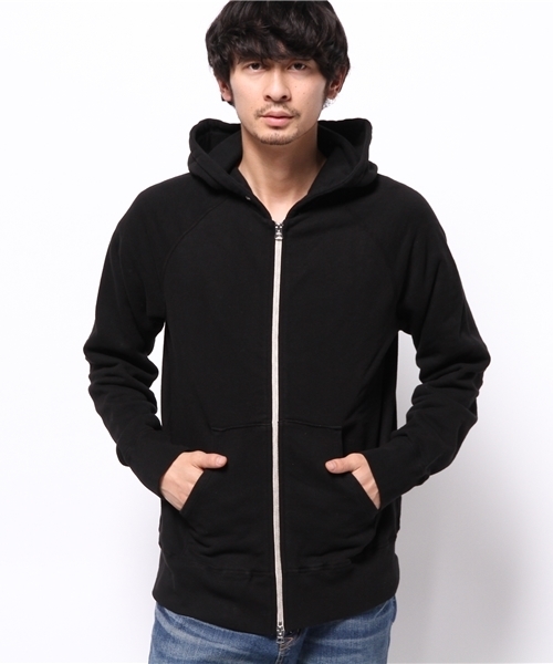 Velva Sheen（ベルバシーン）の「VELVA SHEEN × AMERICAN RAG CIE (ヴェルバ　シーン) / ジップパーカー（パーカー・メンズ・ホワイト/ブラック/ネイビー・L/S/M）」の12枚目の写真