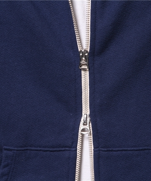 Velva Sheen（ベルバシーン）の「VELVA SHEEN × AMERICAN RAG CIE (ヴェルバ　シーン) / ジップパーカー（パーカー・メンズ・ホワイト/ブラック/ネイビー・L/S/M）」の7枚目の写真