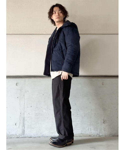 Right-on(ライトオン)の「スウェード中綿ブルゾン(ブルゾン・メンズ・ネイビー/オフホワイト・XL/M/L)」の22枚目の写真