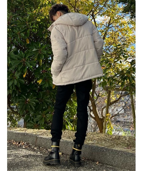 Right-on(ライトオン)の「スウェード中綿ブルゾン(ブルゾン・メンズ・ネイビー/オフホワイト・XL/M/L)」の18枚目の写真