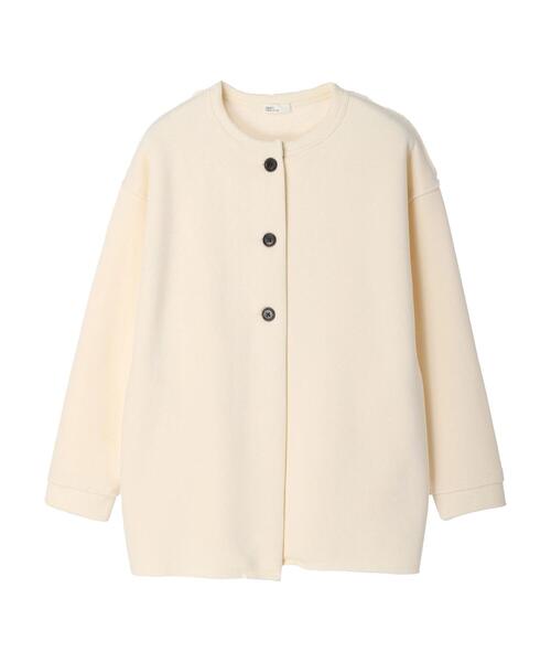 CRAFT STANDARD BOUTIQUE クルーネック裏起毛カーディガン セール】クルーネック裏起毛カーディガン（カーディガン/ボレロ