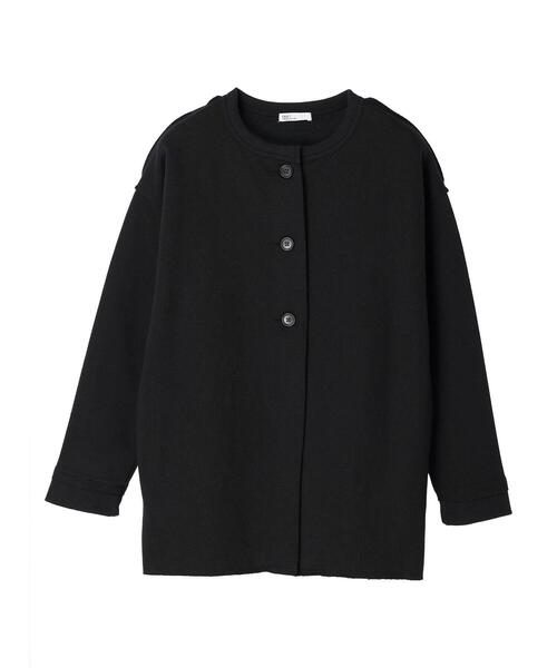CRAFT STANDARD BOUTIQUE - CRAFT STANDARD BOUTIQUE クルーネック裏起毛カーディガン セール】クルーネック裏起毛カーディガン（カーディガン/ボレロ