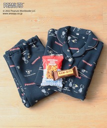 PEANUTS（ピーナッツ）の「【SNOOPY】スヌーピー＆フレンズ 総柄シャツパジャマセット（ルームウェア/パジャマ）」