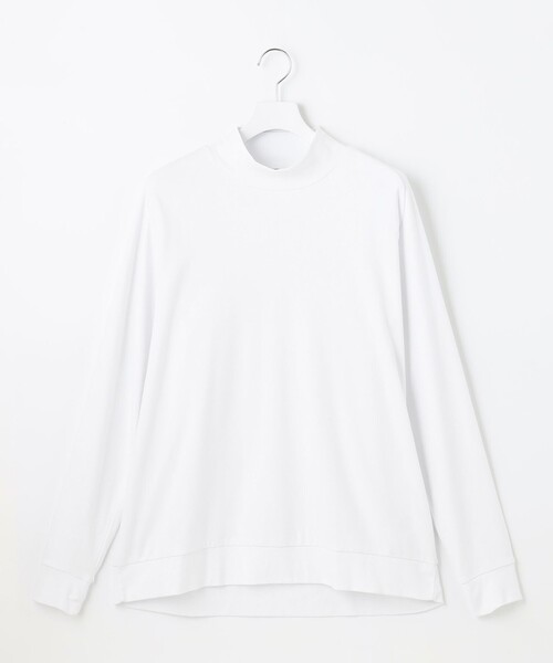 UNFILO（アンフィーロ）の「リラックスフィットハイネック Ｔシャツ（Tシャツ/カットソー・メンズ・ブラック系/ホワイト系・SMALL/MEDIUM/X-LARGE/LARGE）」の2枚目の写真