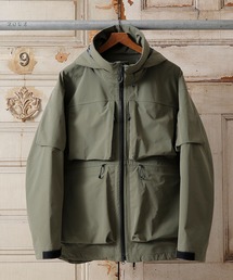 NUMBER (N)INE | NUMBER (N)INE/ナンバーナイン TECH JACKET/3レイヤーテック シームテープ ユーティリティポケット フード/スタンドジャケット(ブルゾン)