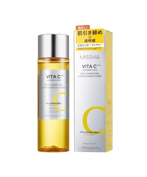 MISSHA（ミシャ）の「【MISSHA/ミシャ】≪日本処方≫ビタシープラス　化粧水（化粧水・レディース・その他・FREE）」の2枚目の写真