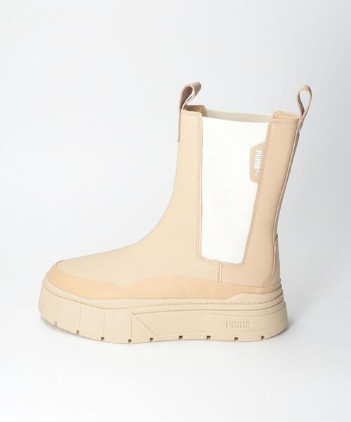 PUMA（プーマ）の「＜ PUMA ＞ メイズ スタック チェルシー ブーツ（ブーツ・レディース・ベージュ/ホワイト/ブラック・23.5cm/24cm/23cm/24.5cm/22.5cm/25cm）」の7枚目の写真