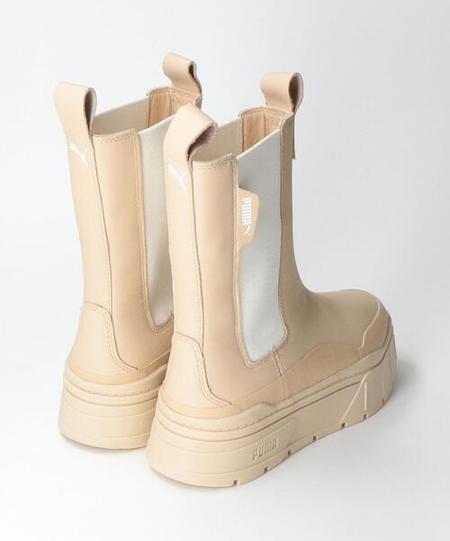 PUMA（プーマ）の「＜ PUMA ＞ メイズ スタック チェルシー ブーツ（ブーツ・レディース・ベージュ/ホワイト/ブラック・23.5cm/24cm/23cm/24.5cm/22.5cm/25cm）」の6枚目の写真