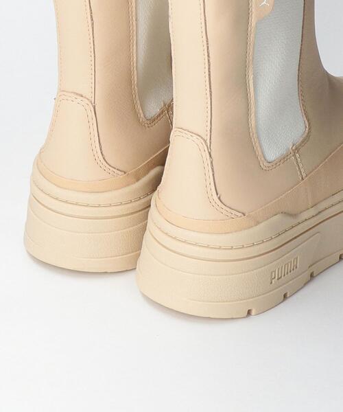 PUMA（プーマ）の「＜ PUMA ＞ メイズ スタック チェルシー ブーツ（ブーツ・レディース・ベージュ/ホワイト/ブラック・23.5cm/24cm/23cm/24.5cm/22.5cm/25cm）」の5枚目の写真