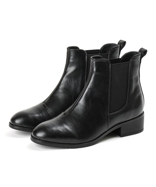 AcureZ（アキュアーズ）の「晴雨兼用のやわらかトラッドブーツ「生活防水タイプ」（ブーツ・レディース・アイボリー/ブラック/ダークブラウン・S/M/L/LL）」の18枚目の写真