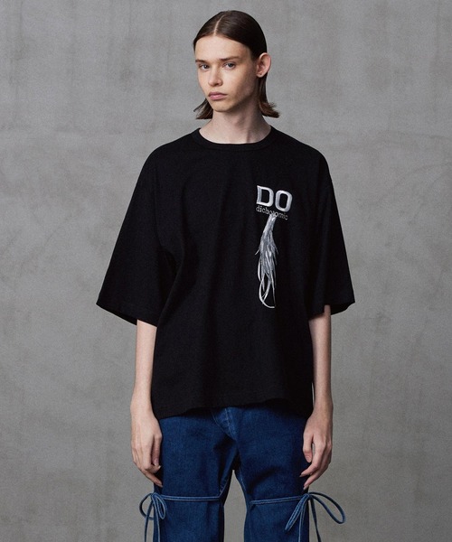 SHAREEF(シャリーフ)の「"BIRD FEATHER" S/S BIG-T(Tシャツ/カットソー・メンズ・ホワイト/ブラック/パープル・1/2/3)」の2枚目の写真