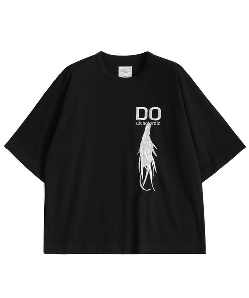 SHAREEF(シャリーフ)の「"BIRD FEATHER" S/S BIG-T(Tシャツ/カットソー・メンズ・ホワイト/ブラック/パープル・1/2/3)」の4枚目の写真