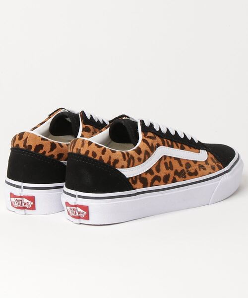 関税込☆VANS Leopard mix オールドスクール 厚底 カスタム org.jpg