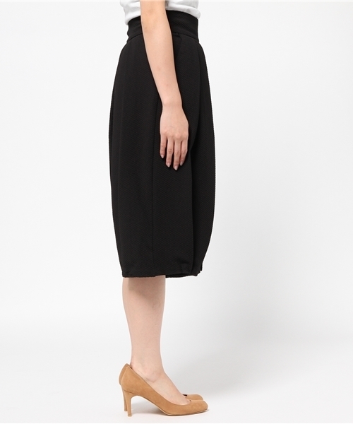 SENSE OF PLACE by URBAN RESEARCH(センスオブプレイスバイアーバンリサーチ)の「ワッフルタックガウチョパンツ(その他パンツ・レディース・サックスブルー/ブラック/ライム/ホワイト・38/36)」の6枚目の写真