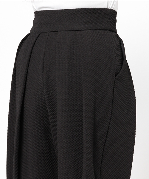 SENSE OF PLACE by URBAN RESEARCH(センスオブプレイスバイアーバンリサーチ)の「ワッフルタックガウチョパンツ(その他パンツ・レディース・サックスブルー/ブラック/ライム/ホワイト・38/36)」の9枚目の写真