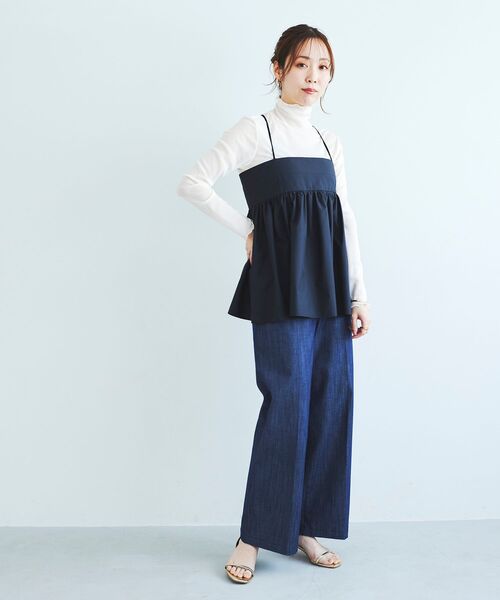 le.coeur blanc（ルクールブラン）の「マリンワイドパンツ（その他パンツ・レディース・ネイビー/ブルー・40/38/36）」の10枚目の写真