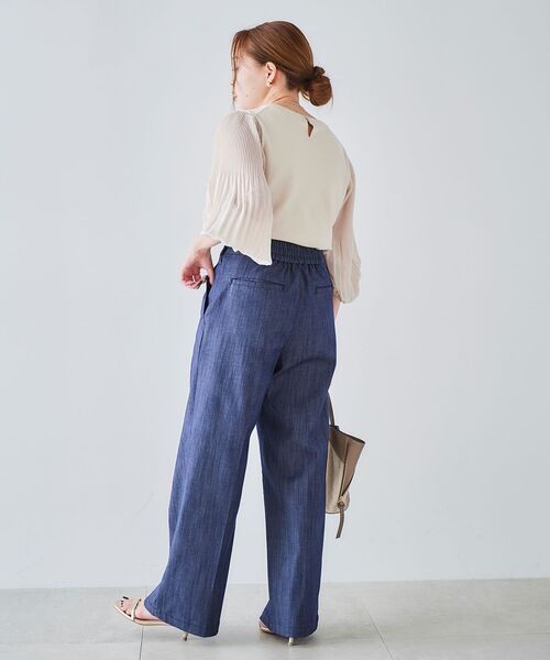 le.coeur blanc（ルクールブラン）の「マリンワイドパンツ（その他パンツ・レディース・ネイビー/ブルー・40/38/36）」の14枚目の写真