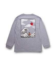 RIVER SIDE CULTURE（リバーサイドカルチャー）の「RIVER SIDE CULTURE/100%コットン　RSC和柄風オッサン波乗り　ロンT (M4)（Tシャツ/カットソー）」