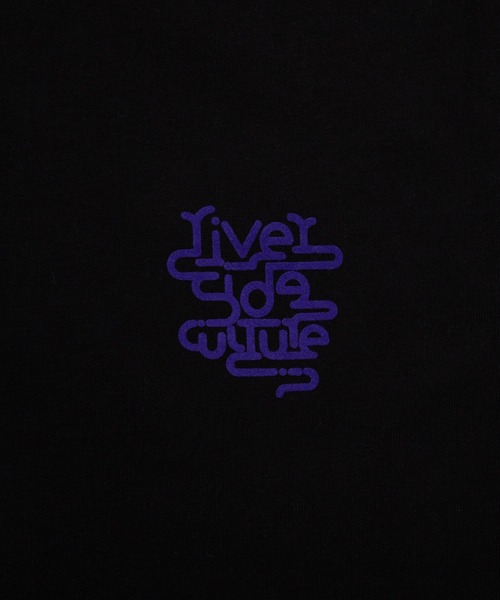 RIVER SIDE CULTURE（リバーサイドカルチャー）の「RIVER SIDE CULTURE/100%コットン　RSC和柄風オッサン波乗り　ロンT (M4)（Tシャツ/カットソー・キッズ・杢グレー/ブラック・100/110/120/130/140/150/160）」の6枚目の写真