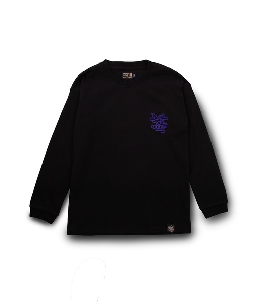 RIVER SIDE CULTURE（リバーサイドカルチャー）の「RIVER SIDE CULTURE/100%コットン　RSC和柄風オッサン波乗り　ロンT (M4)（Tシャツ/カットソー・キッズ・杢グレー/ブラック・100/110/120/130/140/150/160）」の4枚目の写真